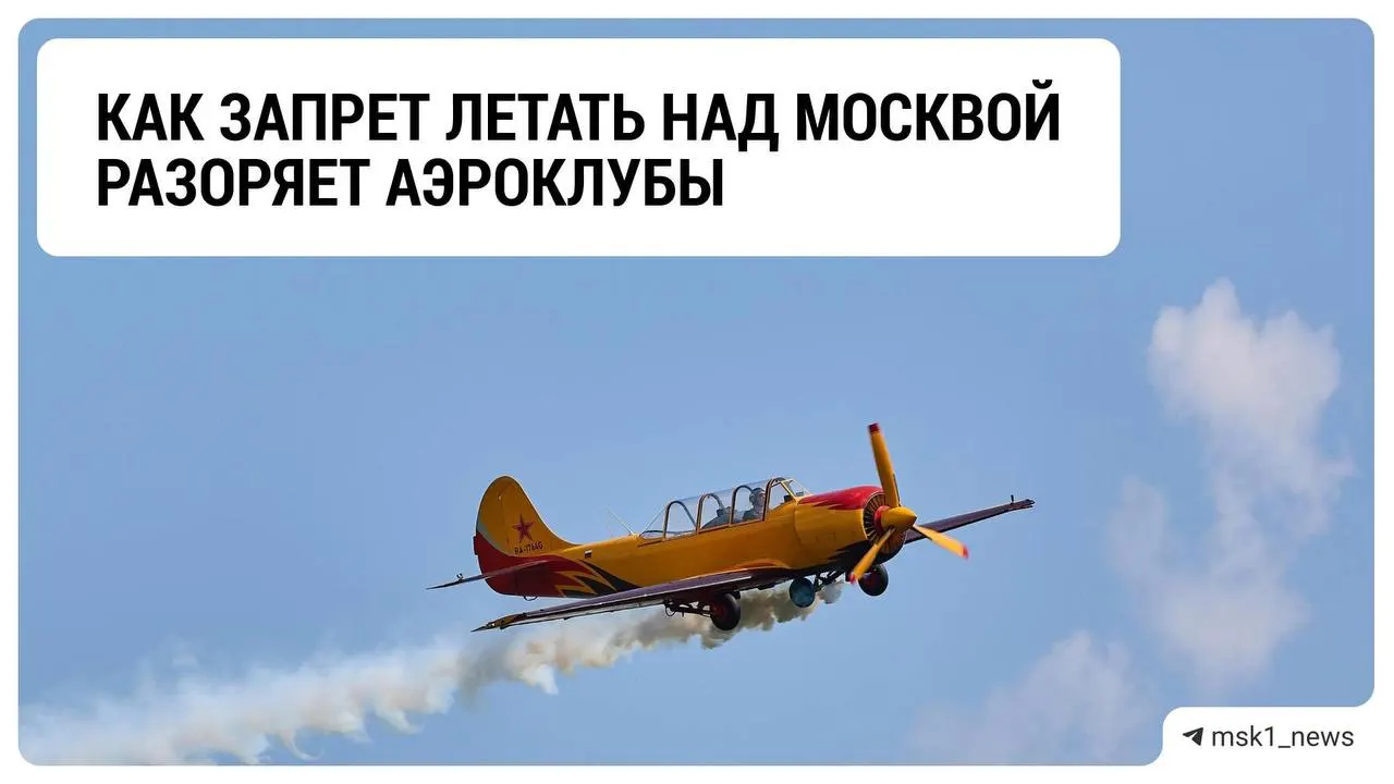 Аэроклубы под Москвой сталкиваются с резким падением доходов из-за ограничений на полёты и неопределённости вокруг продления запретов.